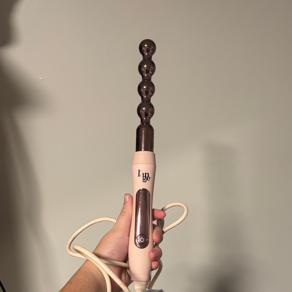 Lange Cream and Brown Curling Wand